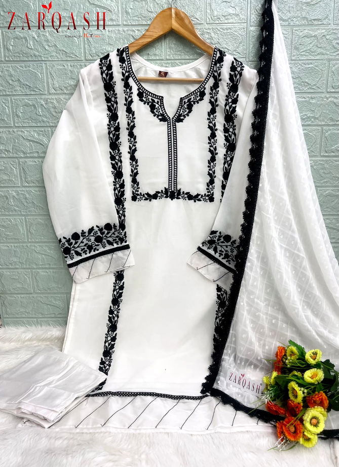 Z 204 Zarqash Georgette Embroidery Pakistani Suits Suppliers In India